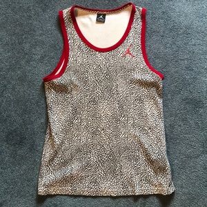 Men’s Medium Jordan Elephant Print Tank Top